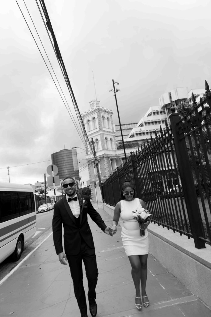 Natural candid moments at civil wedding in POS