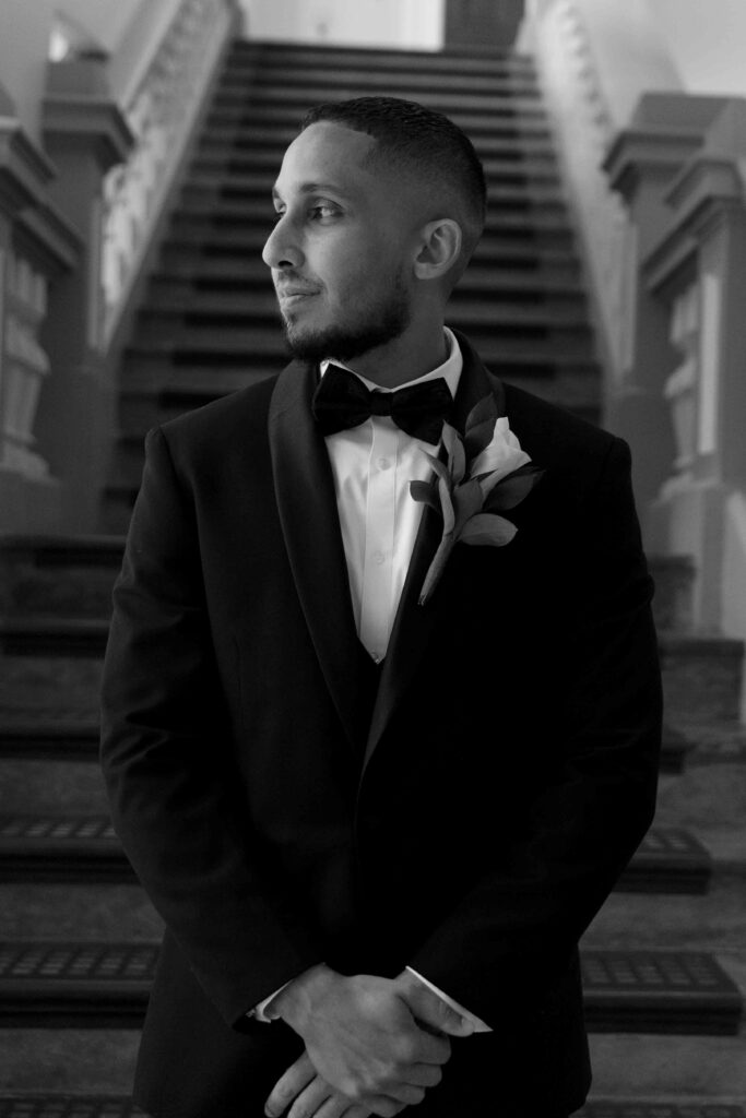 Artistic Groom Portrait
